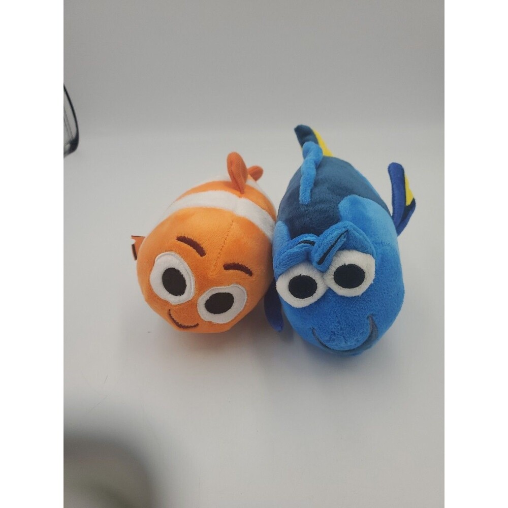 Disney Finding Nemo Plush Lot 9” Nemo And 10” Dory Stuffed Animal
